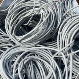 Colaci de cablu electric predați la reciclare